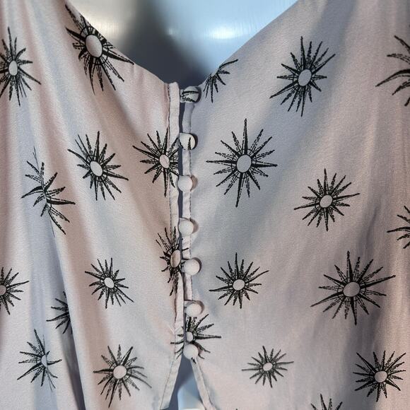 Free People Lilac Tank Top | Sun Light | Size Large | Boho Sleeveless - Picture 6 of 7